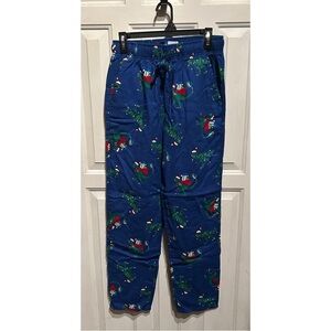 Old Navy Blue Dinosaur Christmas Pajama Pants